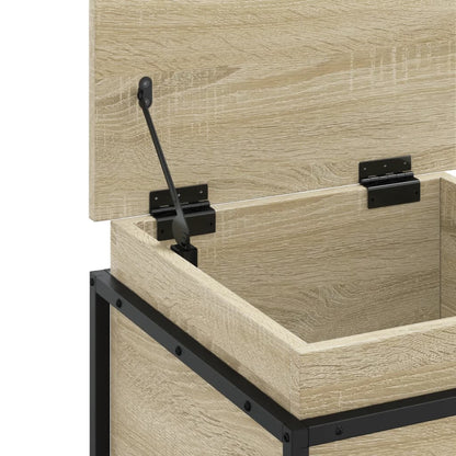 Contenitore con Coperchio Rovere Sonoma 40x40x51,5cm Truciolato - homemem39
