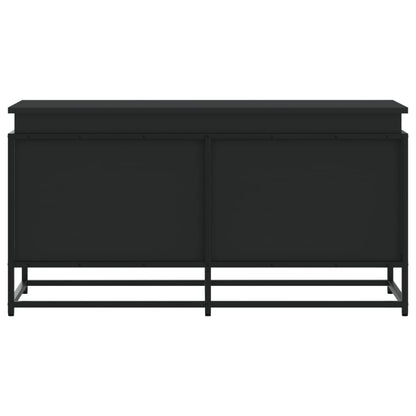 Contenitore con Coperchio Nero 100x40x51,5 cm in Truciolato