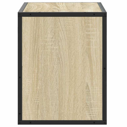 Mobile TV Rovere Sonoma 60x31x39,5cm Legno Multistrato Metallo - homemem39