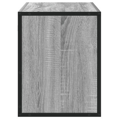 Mobile TV Grigio Sonoma 100x31x39,5cm Legno Multistrato Metallo - homemem39