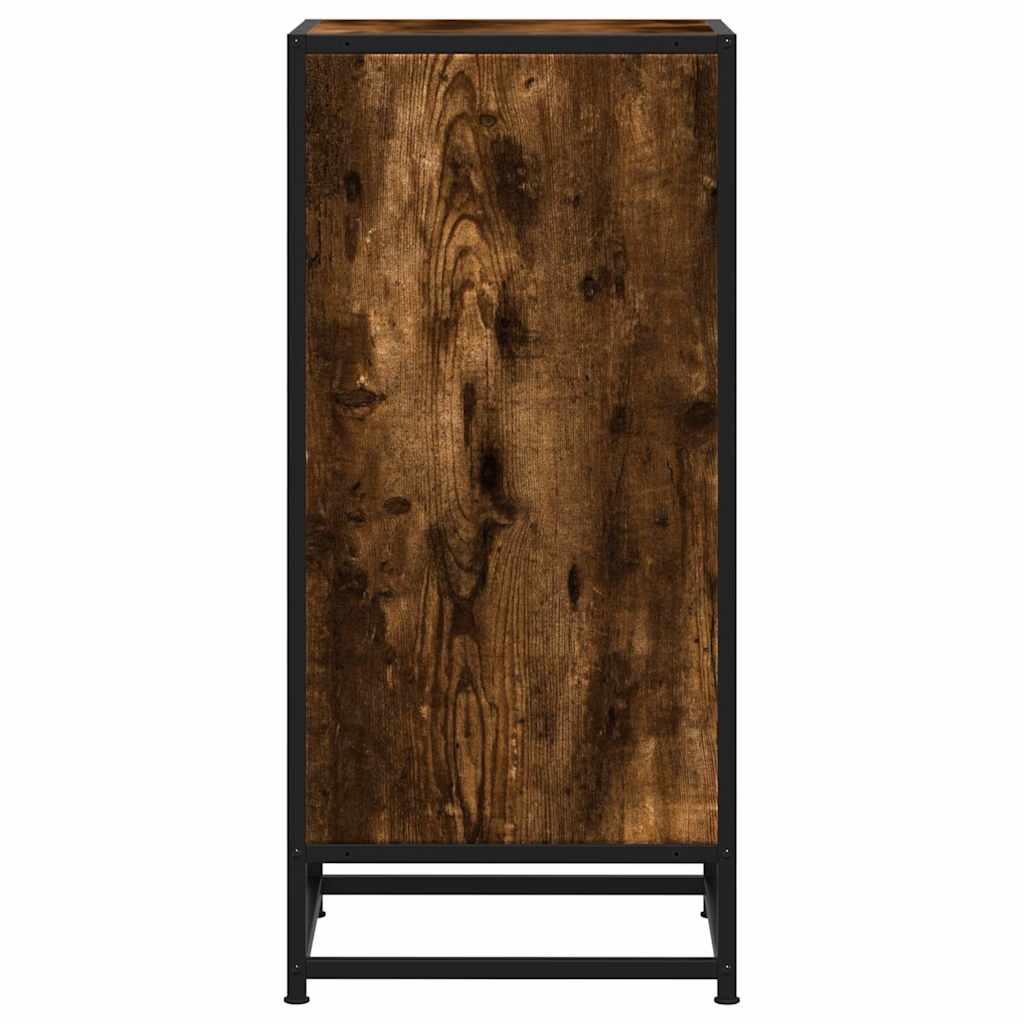 Credenza Rovere Fumo 35,5x35x76 cm in Truciolato - homemem39