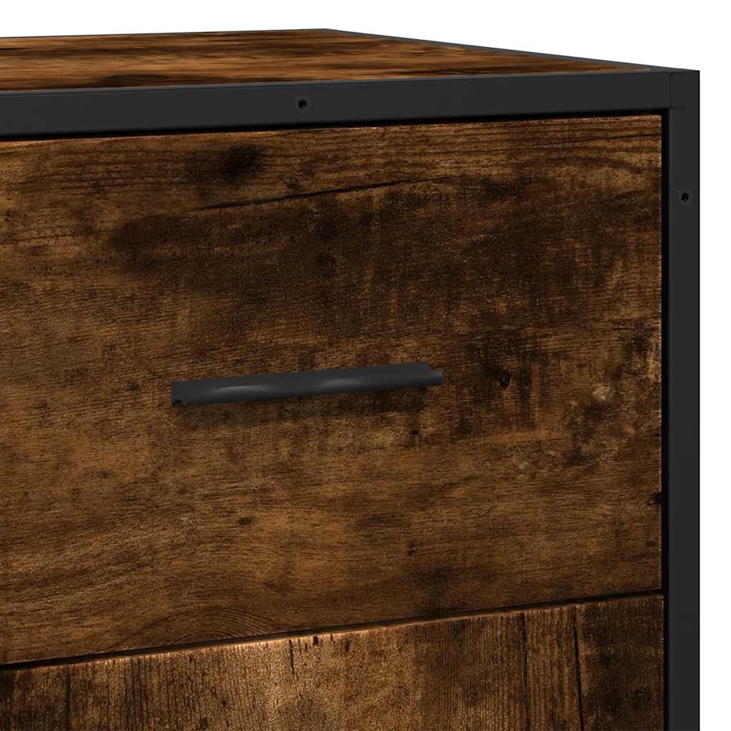 Credenza Rovere Fumo 35,5x35x76 cm in Truciolato | homemem39