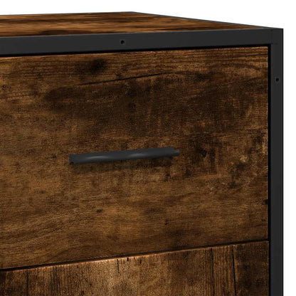 Credenza Rovere Fumo 35,5x35x76 cm in Truciolato | homemem39