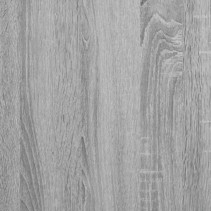 Credenza Grigio Sonoma 35,5x35x76 cm in Truciolato e Metallo | homemem39
