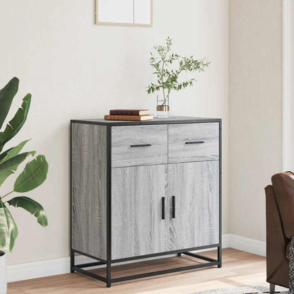 Credenza Grigio Sonoma 68x35x76 cm in Legno Multistrato - homemem39