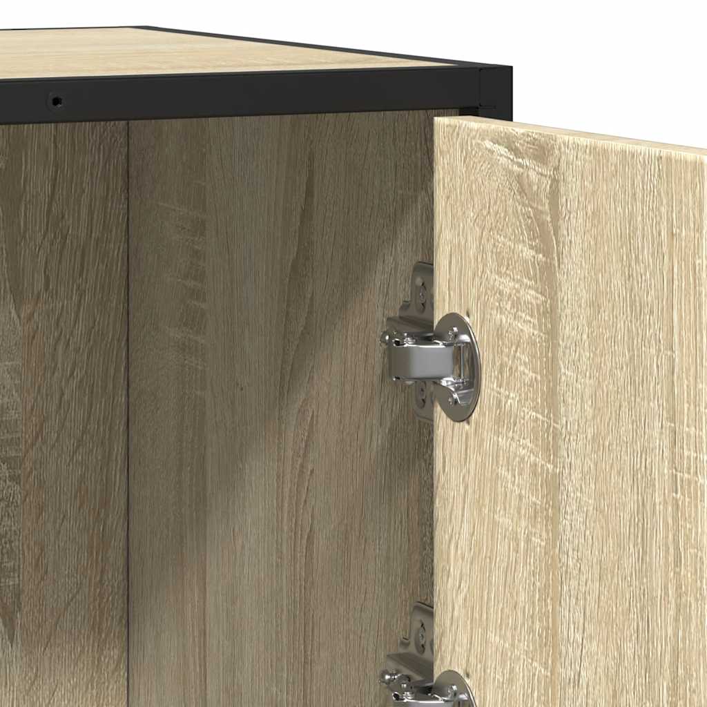 Credenza Rovere Sonoma 68x35x76 cm in Legno Multistrato - homemem39