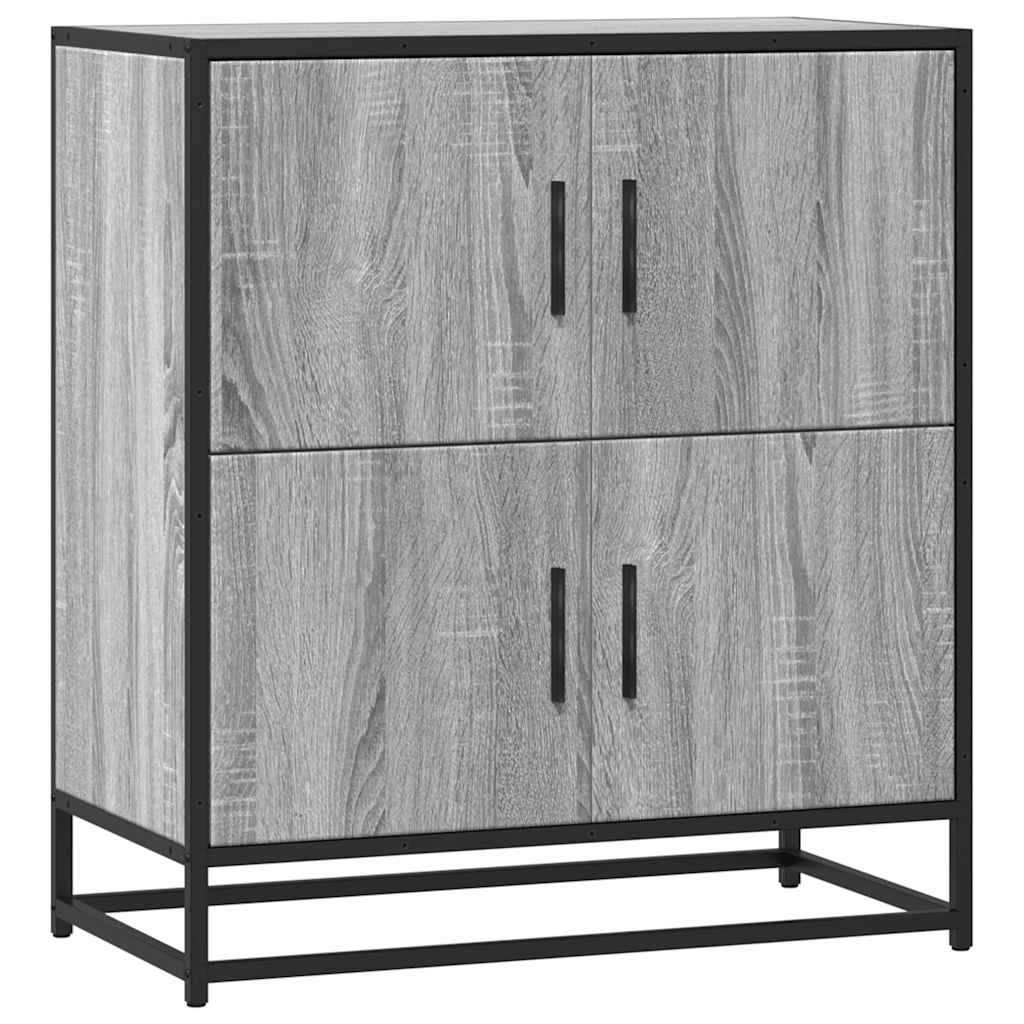 Credenza Grigio Sonoma 68x35x76 cm in Legno Multistrato - homemem39