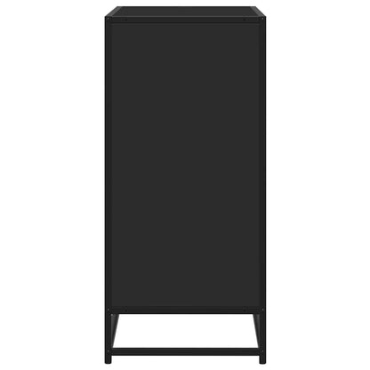 Credenza Nero 62x35x76 cm in Legno Multistrato - homemem39