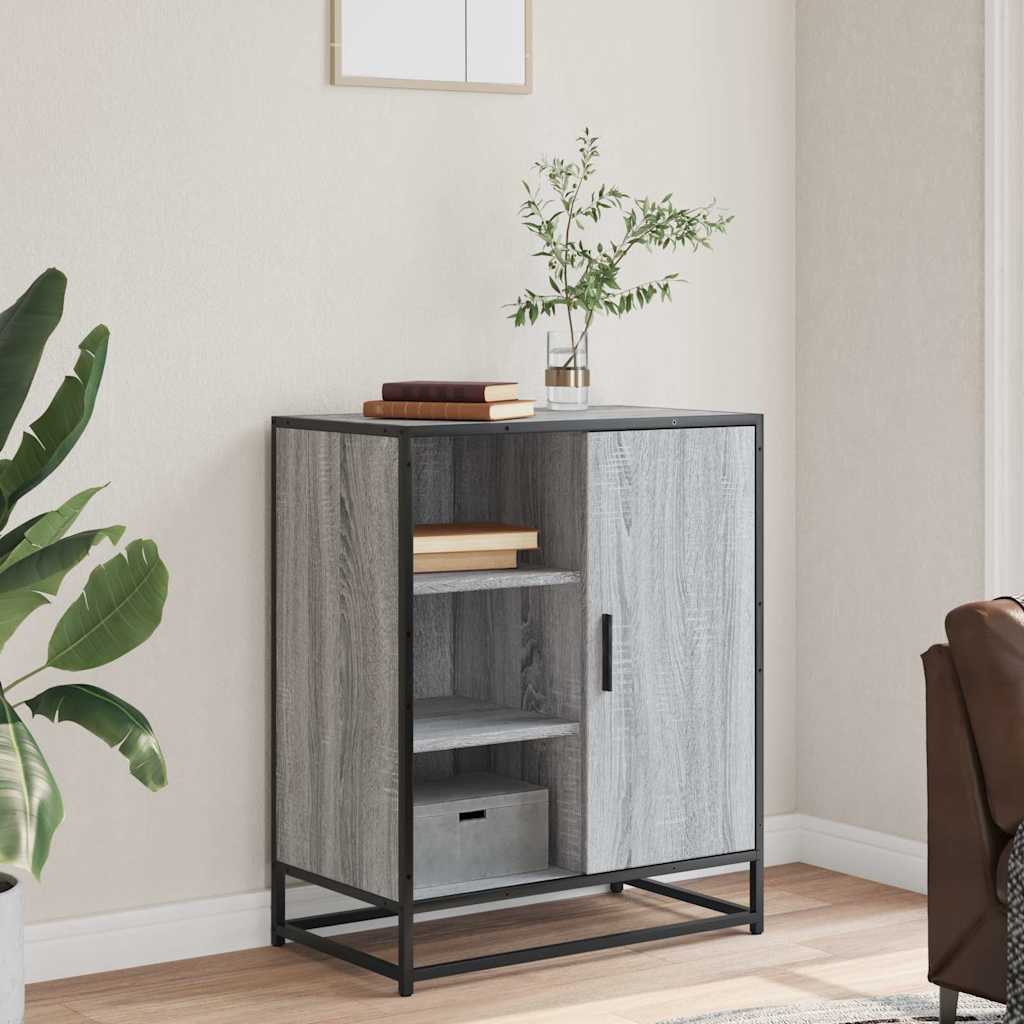 Credenza Grigio Sonoma 62x35x76 cm in Legno Multistrato - homemem39