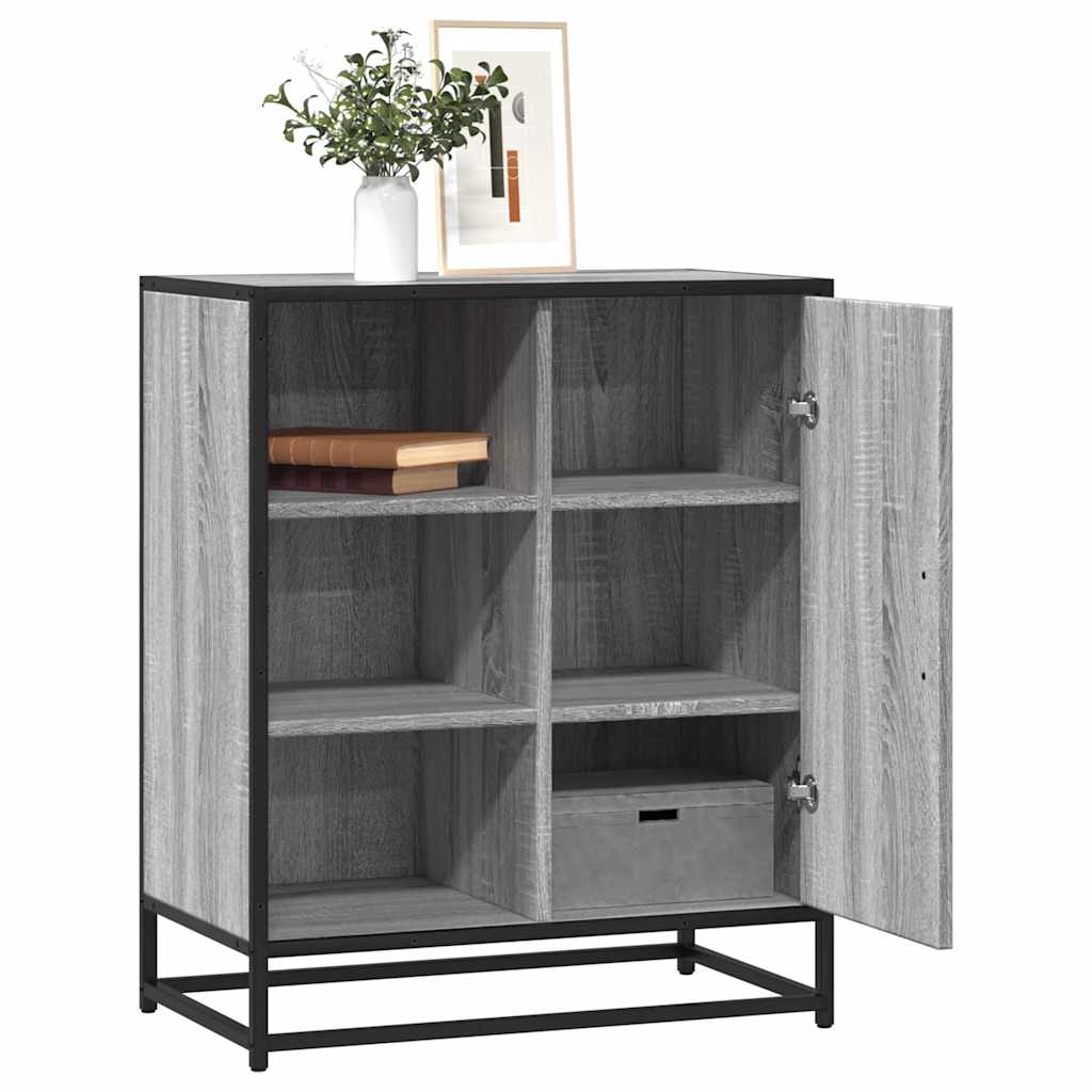 Credenza Grigio Sonoma 62x35x76 cm in Legno Multistrato - homemem39