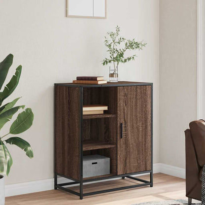 Credenza Rovere Marrone 62x35x76 cm in Legno Multistrato - homemem39