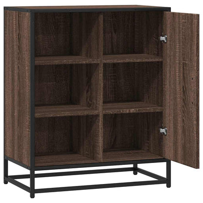 Credenza Rovere Marrone 62x35x76 cm in Legno Multistrato - homemem39