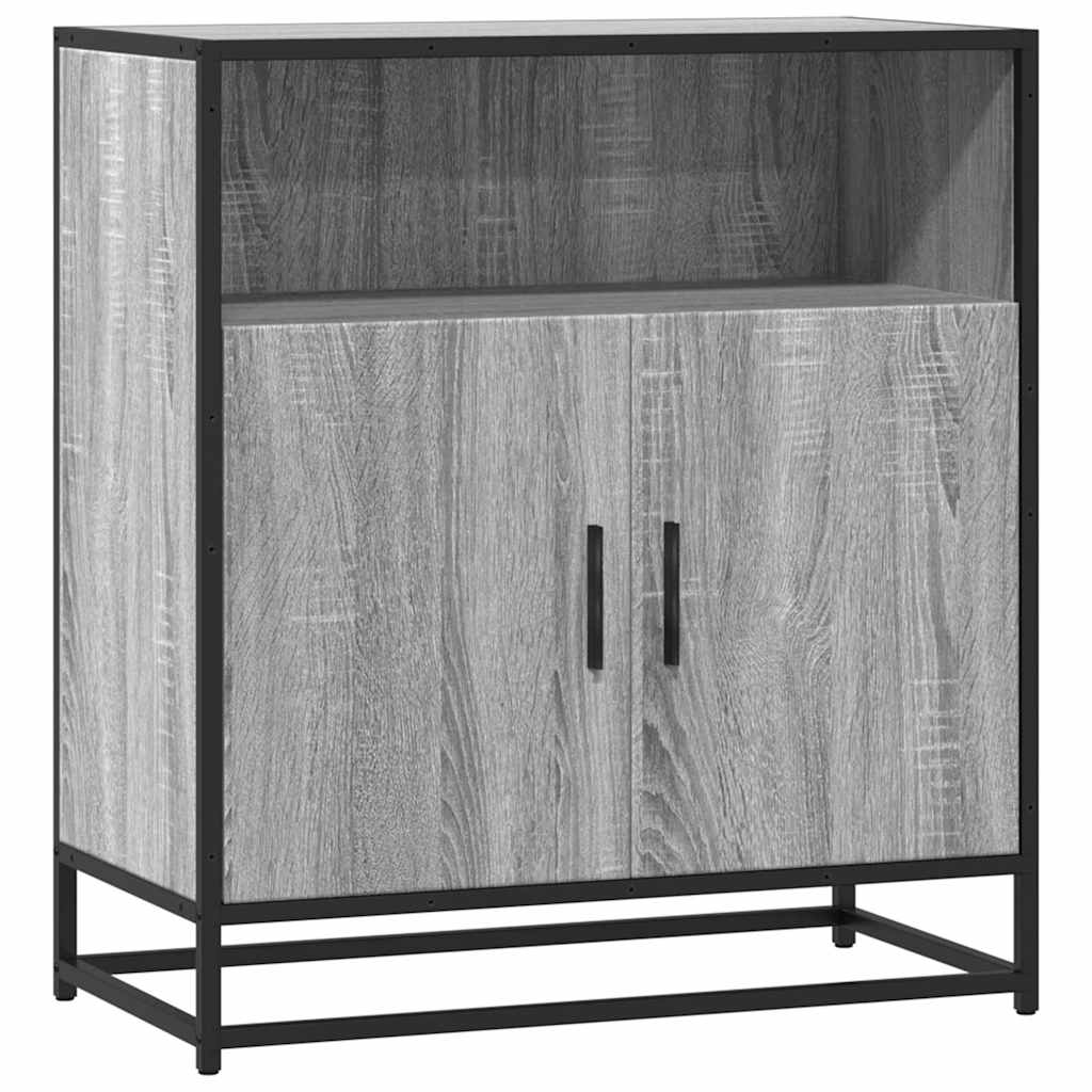 Credenza Grigio Sonoma 68x35x76 cm in Legno Multistrato - homemem39