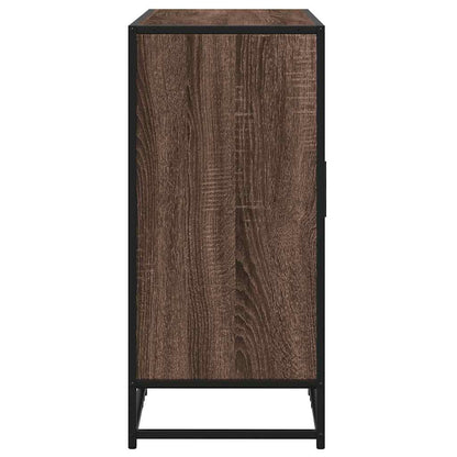 Credenza Rovere Marrone 94x35x76 cm in Legno Multistrato - homemem39