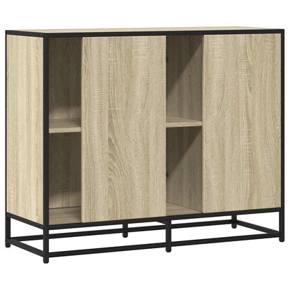 Credenza Rovere Sonoma 92x35x76 cm in Legno Multistrato - homemem39