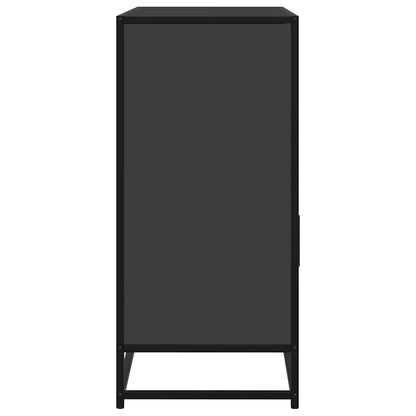 Credenza Nera 100x35x76 cm in Legno Multistrato - homemem39