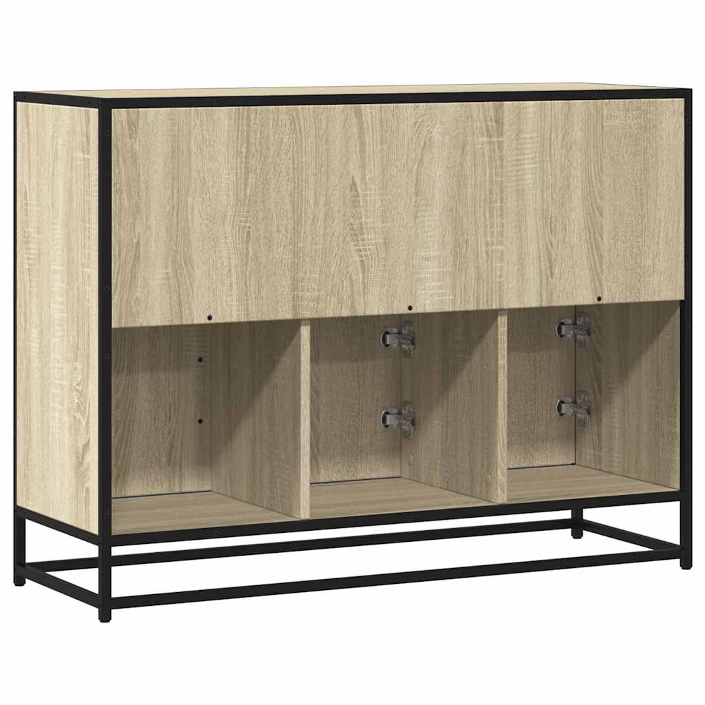 Credenza Rovere Sonoma 100x35x76 cm in Legno Multistrato - homemem39