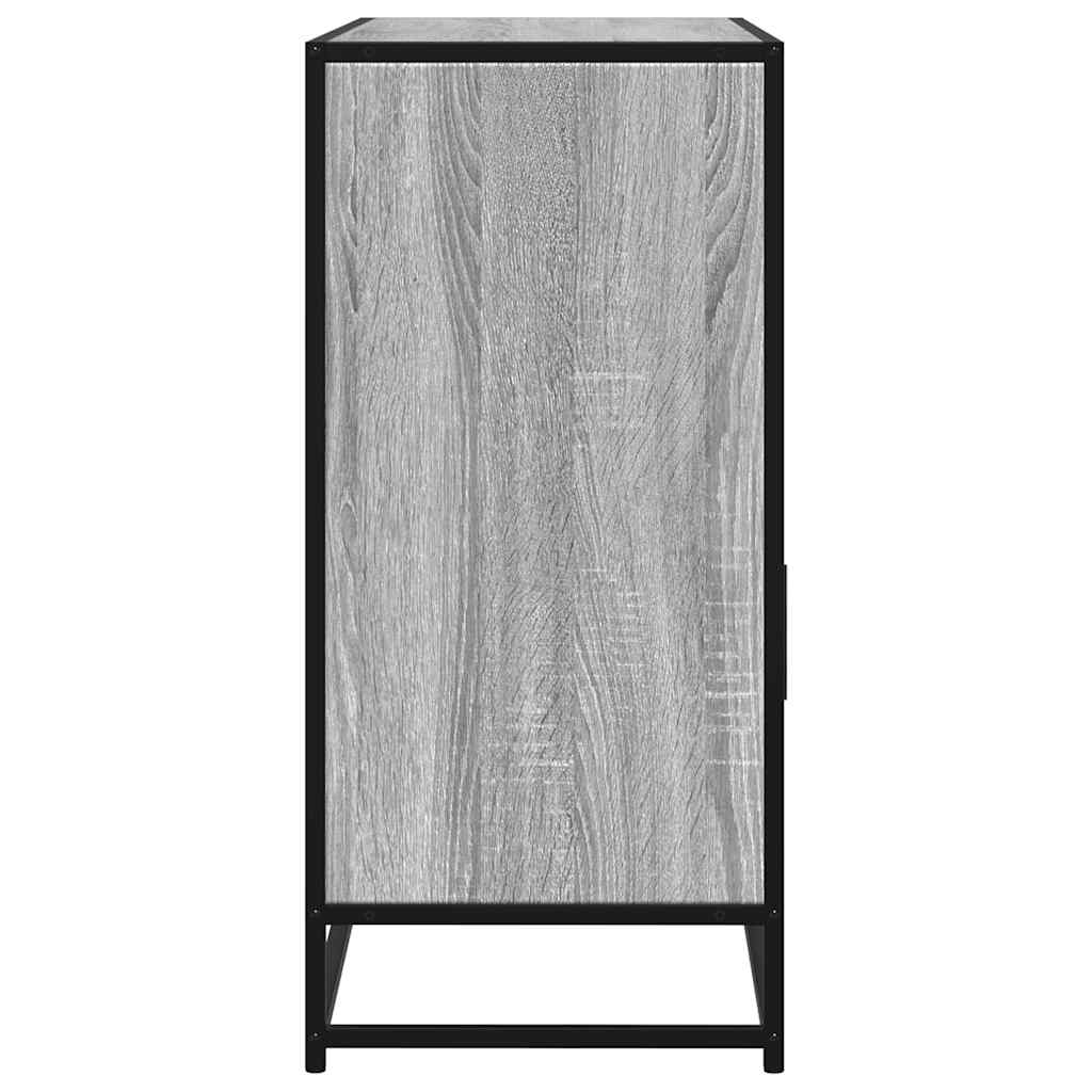 Credenza Grigio Sonoma 100x35x76 cm in Legno Multistrato - homemem39