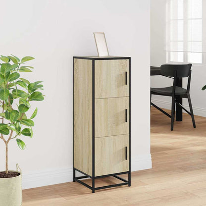 Credenza Rovere Sonoma Legno Multistrato Metallo | homemem39