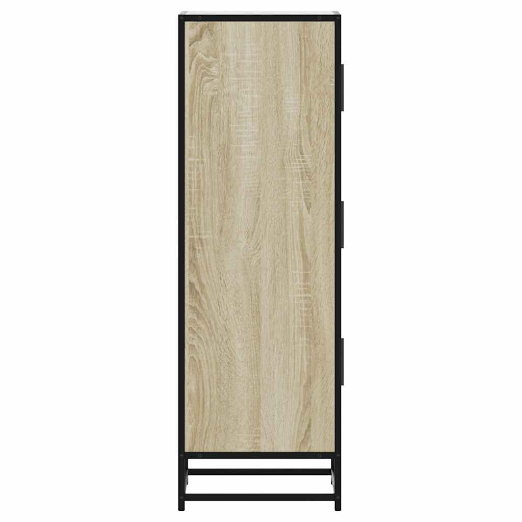 Credenza Rovere Sonoma Legno Multistrato Metallo | homemem39