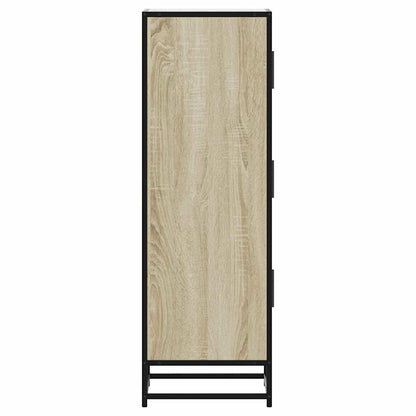 Credenza Rovere Sonoma Legno Multistrato Metallo | homemem39