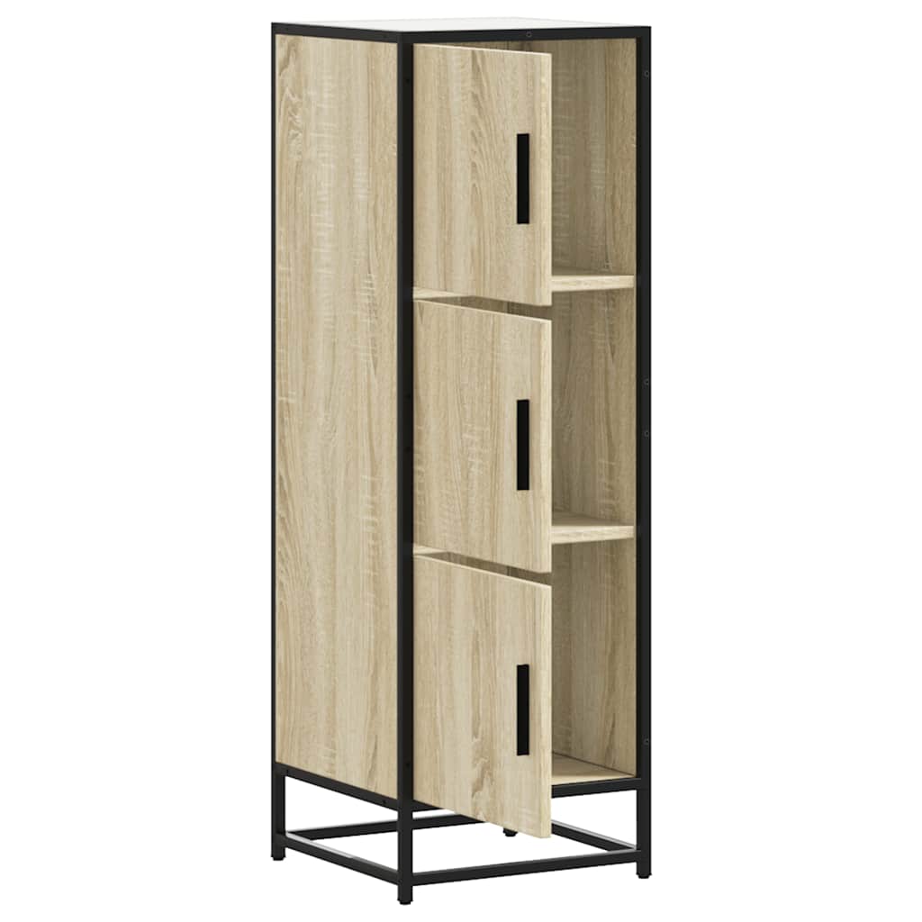 Credenza Rovere Sonoma Legno Multistrato Metallo | homemem39