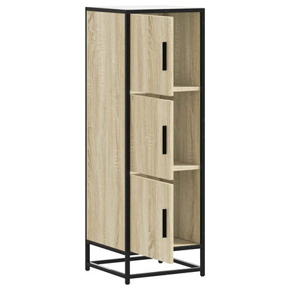 Credenza Rovere Sonoma Legno Multistrato Metallo | homemem39