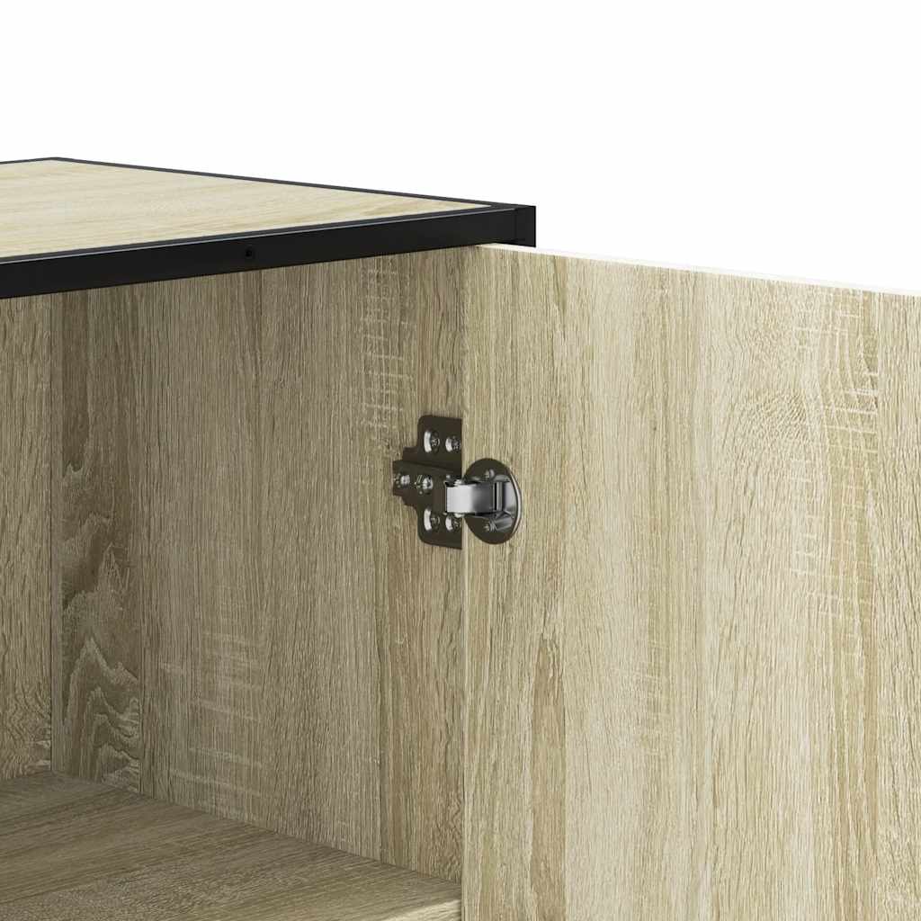 Credenza Rovere Sonoma Legno Multistrato Metallo | homemem39