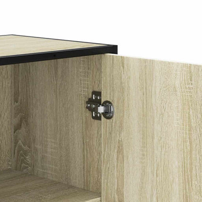 Credenza Rovere Sonoma Legno Multistrato Metallo | homemem39