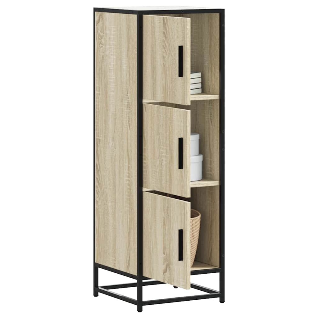 Credenza Rovere Sonoma Legno Multistrato Metallo | homemem39