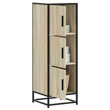Credenza Rovere Sonoma Legno Multistrato Metallo | homemem39