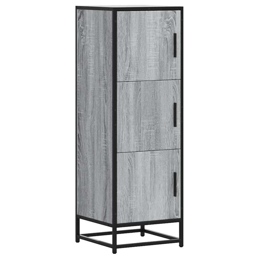 Credenza Grigio Sonoma Legno Multistrato Metallo | homemem39