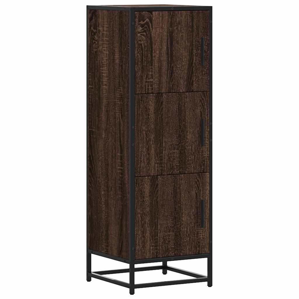 Credenza Rovere Marrone Legno Multistrato Metallo | homemem39