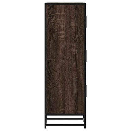 Credenza Rovere Marrone Legno Multistrato Metallo | homemem39