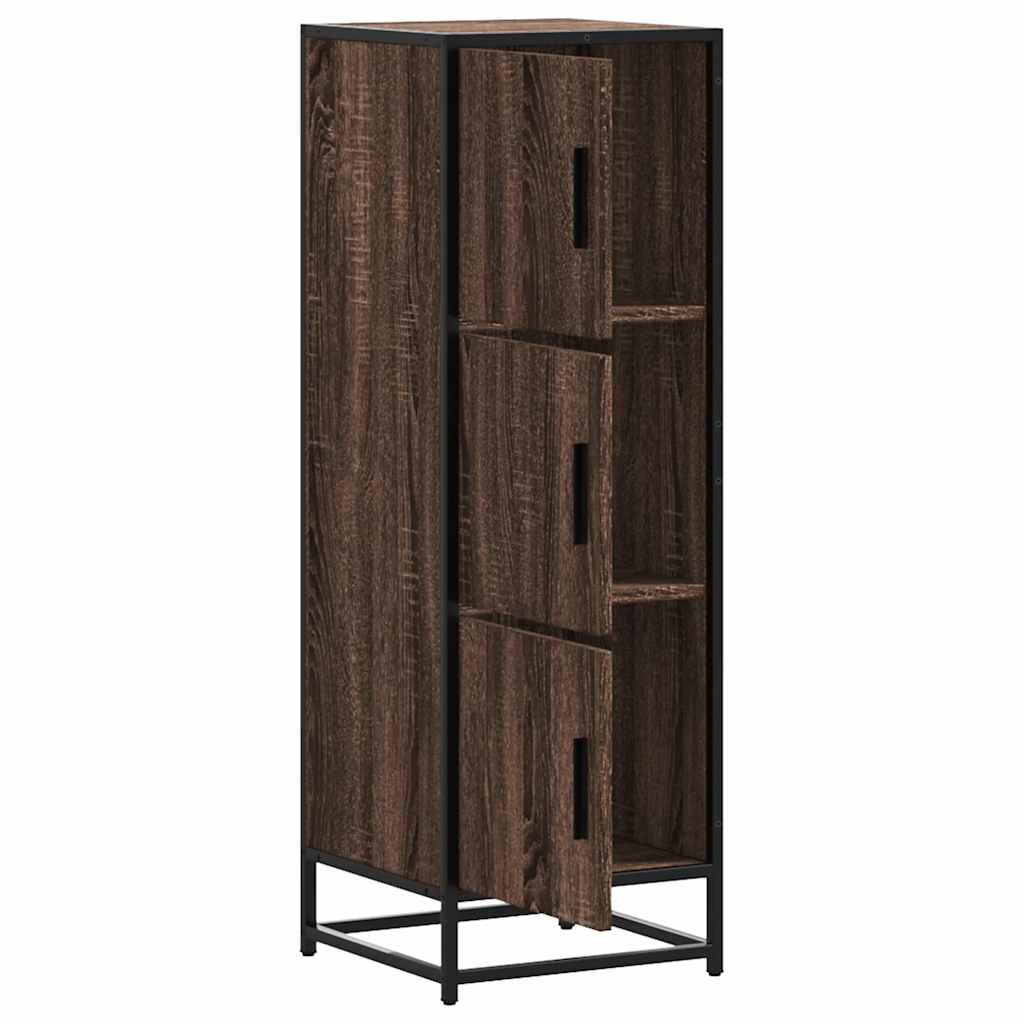 Credenza Rovere Marrone Legno Multistrato Metallo | homemem39