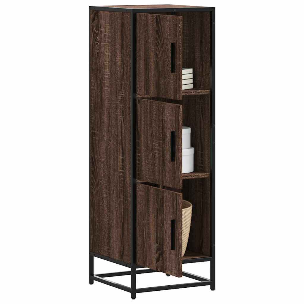 Credenza Rovere Marrone Legno Multistrato Metallo | homemem39