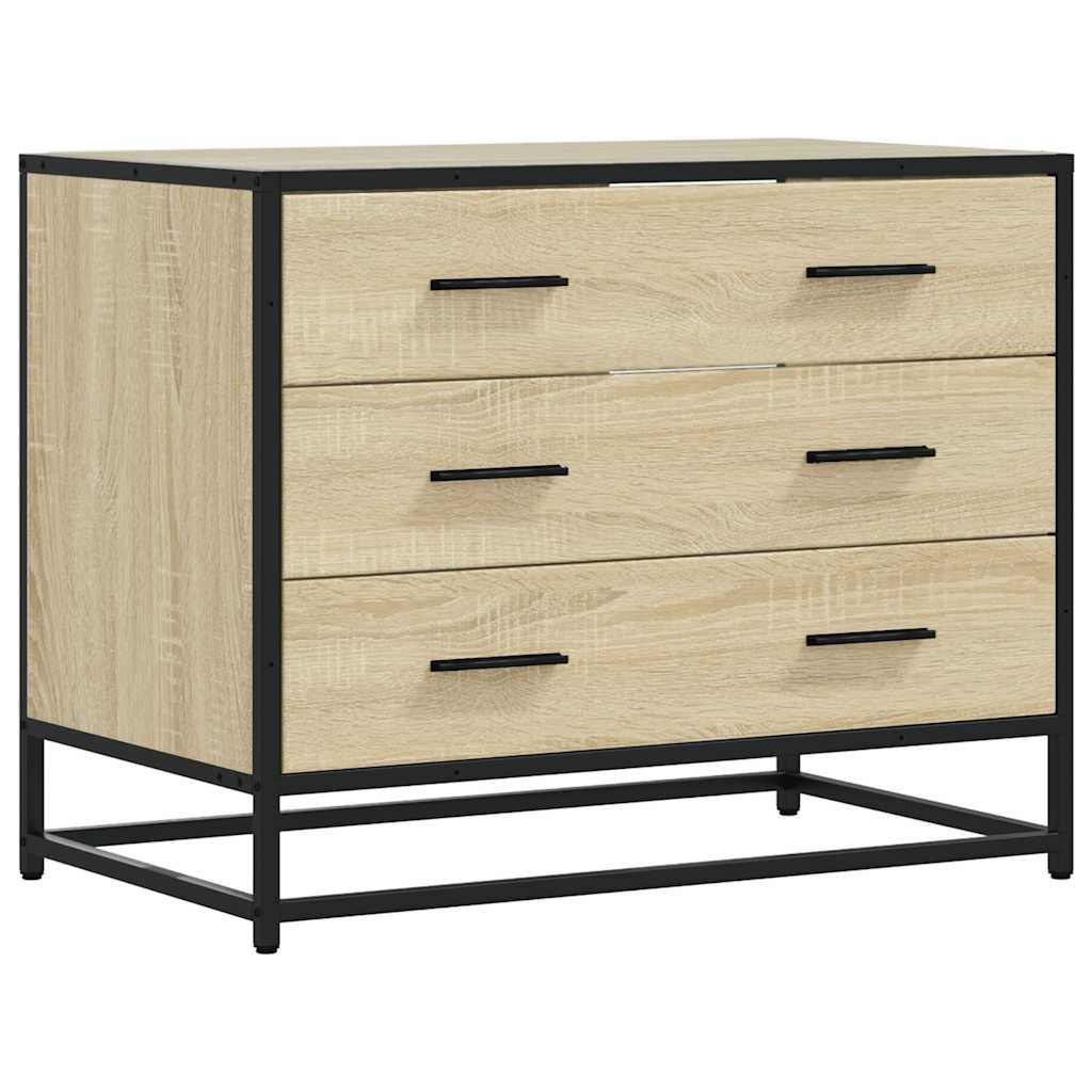 Cassettiera Rovere Sonoma 70x41x56 cm in Legno Multistrato - homemem39