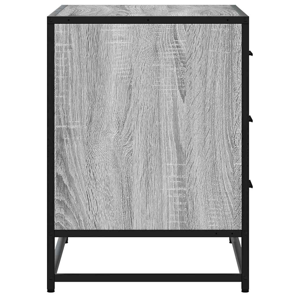 Cassettiera Grigio Sonoma 70x41x56 cm in Legno Multistrato - homemem39