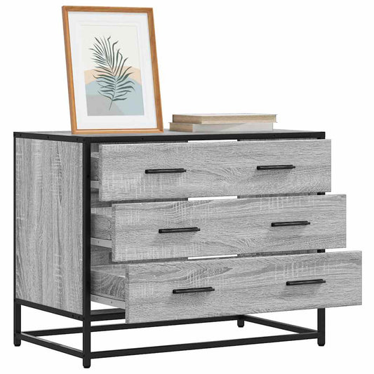 Cassettiera Grigio Sonoma 70x41x56 cm in Legno Multistrato - homemem39