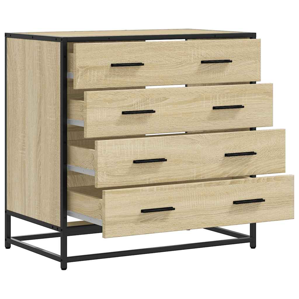 Cassettiera Rovere Sonoma 70x41x70 cm in Legno Multistrato - homemem39