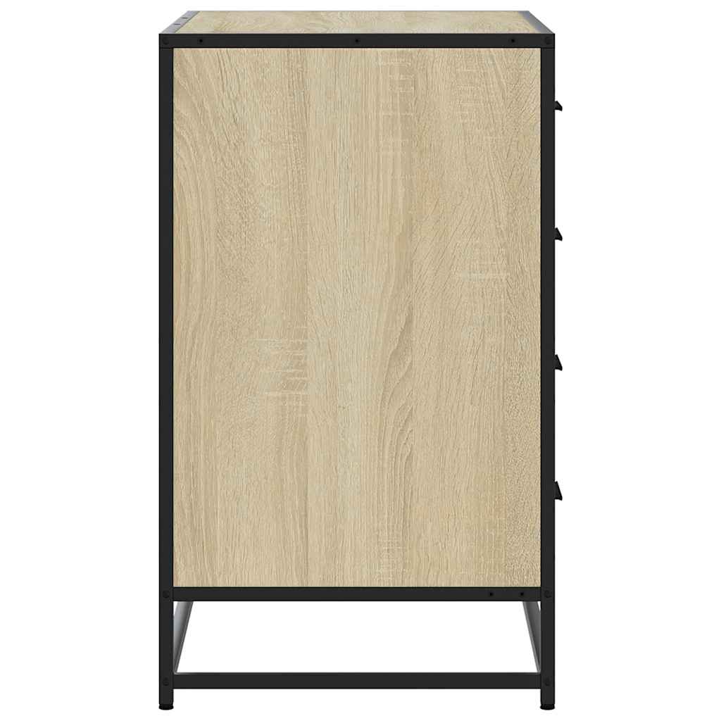 Cassettiera Rovere Sonoma 70x41x70 cm in Legno Multistrato - homemem39