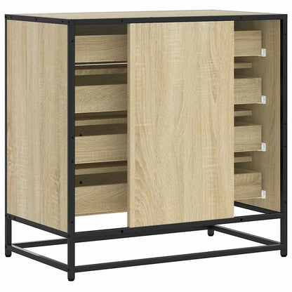 Cassettiera Rovere Sonoma 70x41x70 cm in Legno Multistrato - homemem39