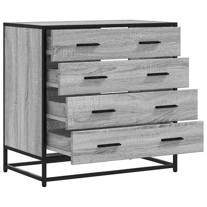 Cassettiera Grigio Sonoma 70x41x70 cm in Legno Multistrato - homemem39