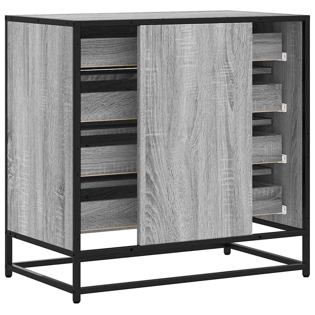 Cassettiera Grigio Sonoma 70x41x70 cm in Legno Multistrato - homemem39