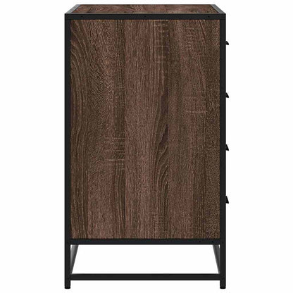 Cassettiera Rovere Marrone 70x41x70 cm in Legno Multistrato - homemem39
