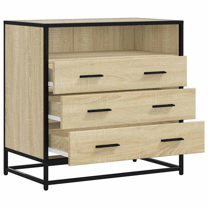 Cassettiera Rovere Sonoma 70x41x70 cm in Legno Multistrato - homemem39