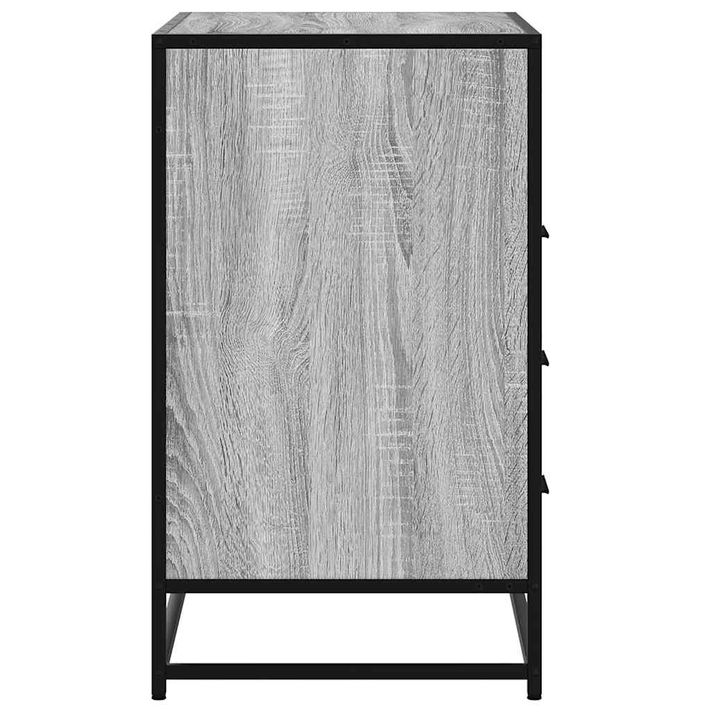 Cassettiera Grigio Sonoma 70x41x70 cm in Legno Multistrato - homemem39