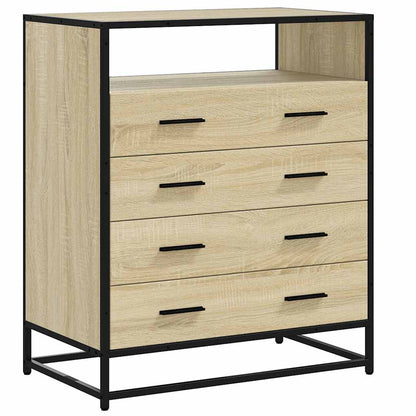Cassettiera Rovere Sonoma 70x41x83,5 cm in Legno Multistrato - homemem39