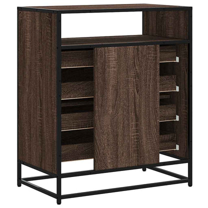 Cassettiera Rovere Marrone 70x41x83,5 cm in Legno Multistrato - homemem39