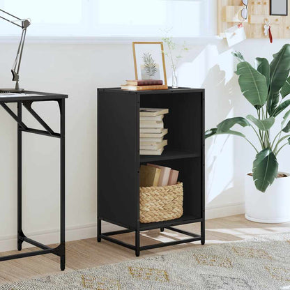 Libreria Nera 40x35x76 cm in Legno Multistrato | homemem39